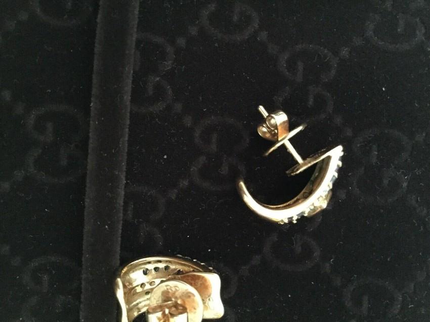 Links of London Pink Sapphire & Diamond Yellow Gold Earrings