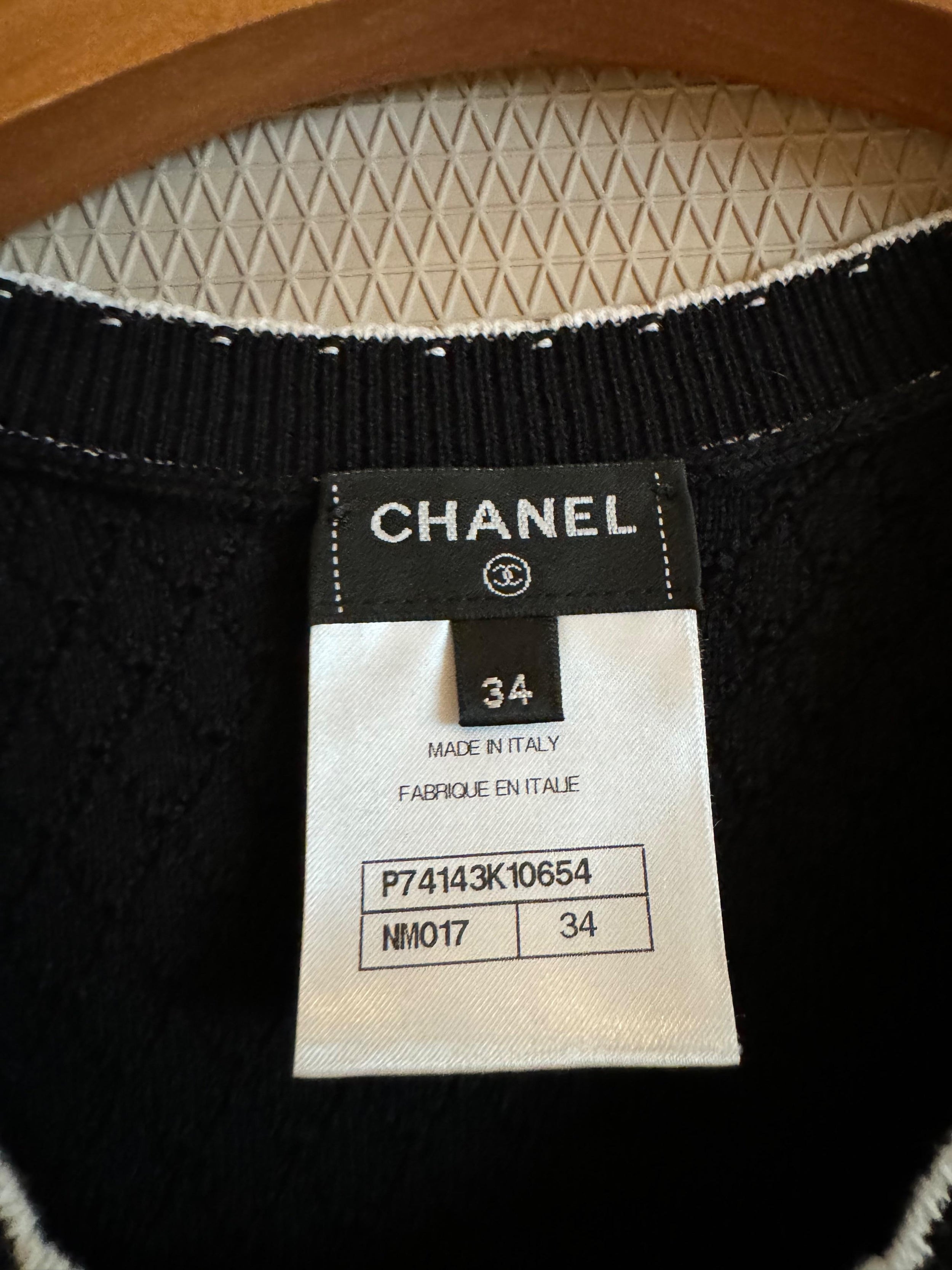 Chanel No.5 Black Mini Dress