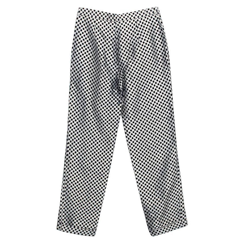 Osman black and silver honeycomb trousers