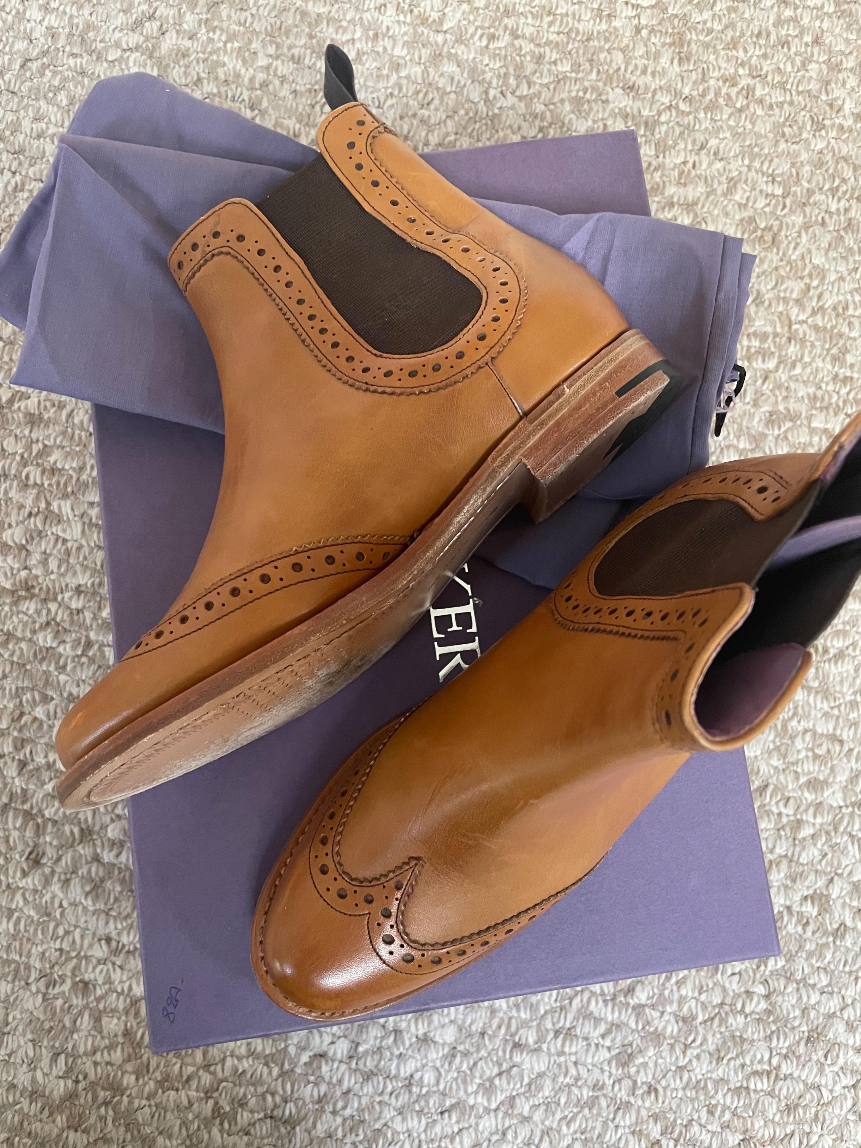 Sabrina Cedar Calf Ankle Boots
