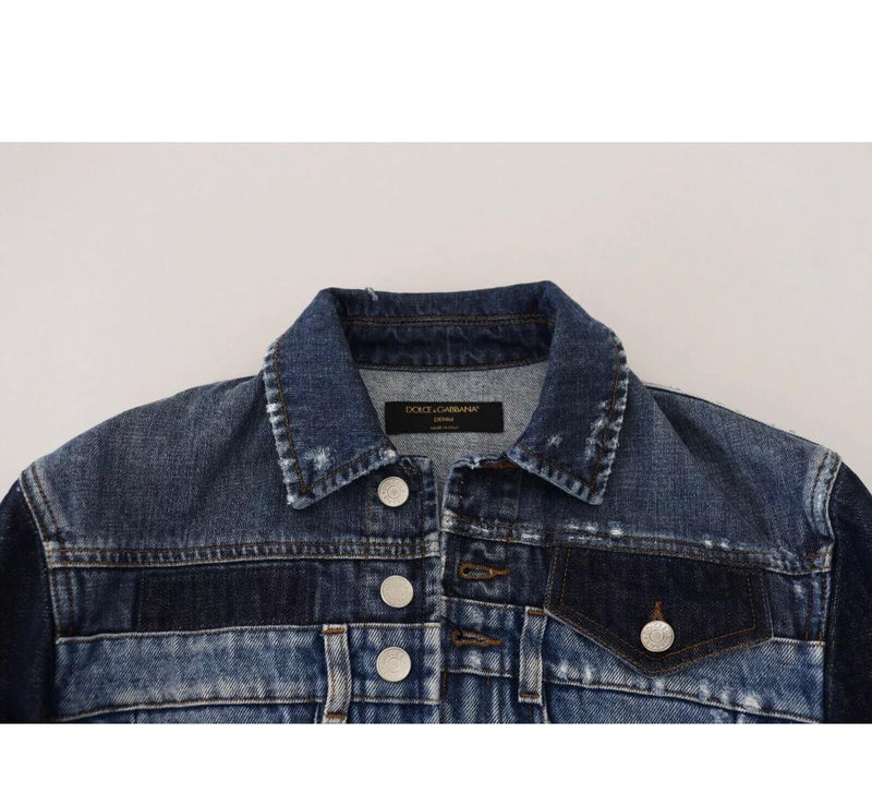 Docle & Gabbana Mixed Denim Jacket