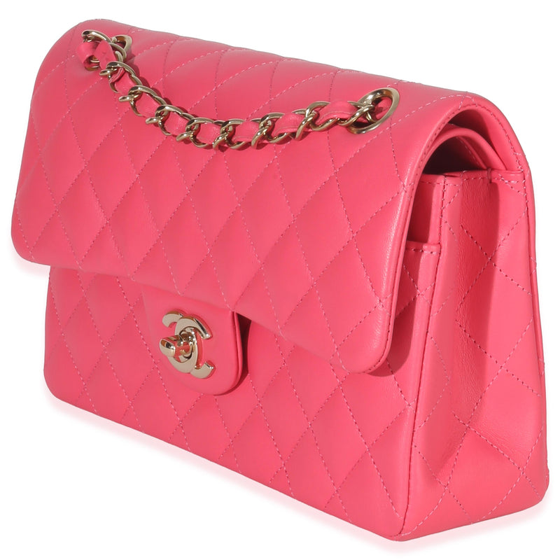 Chanel Quilted Lambskin Small Classic Double Flap Bag