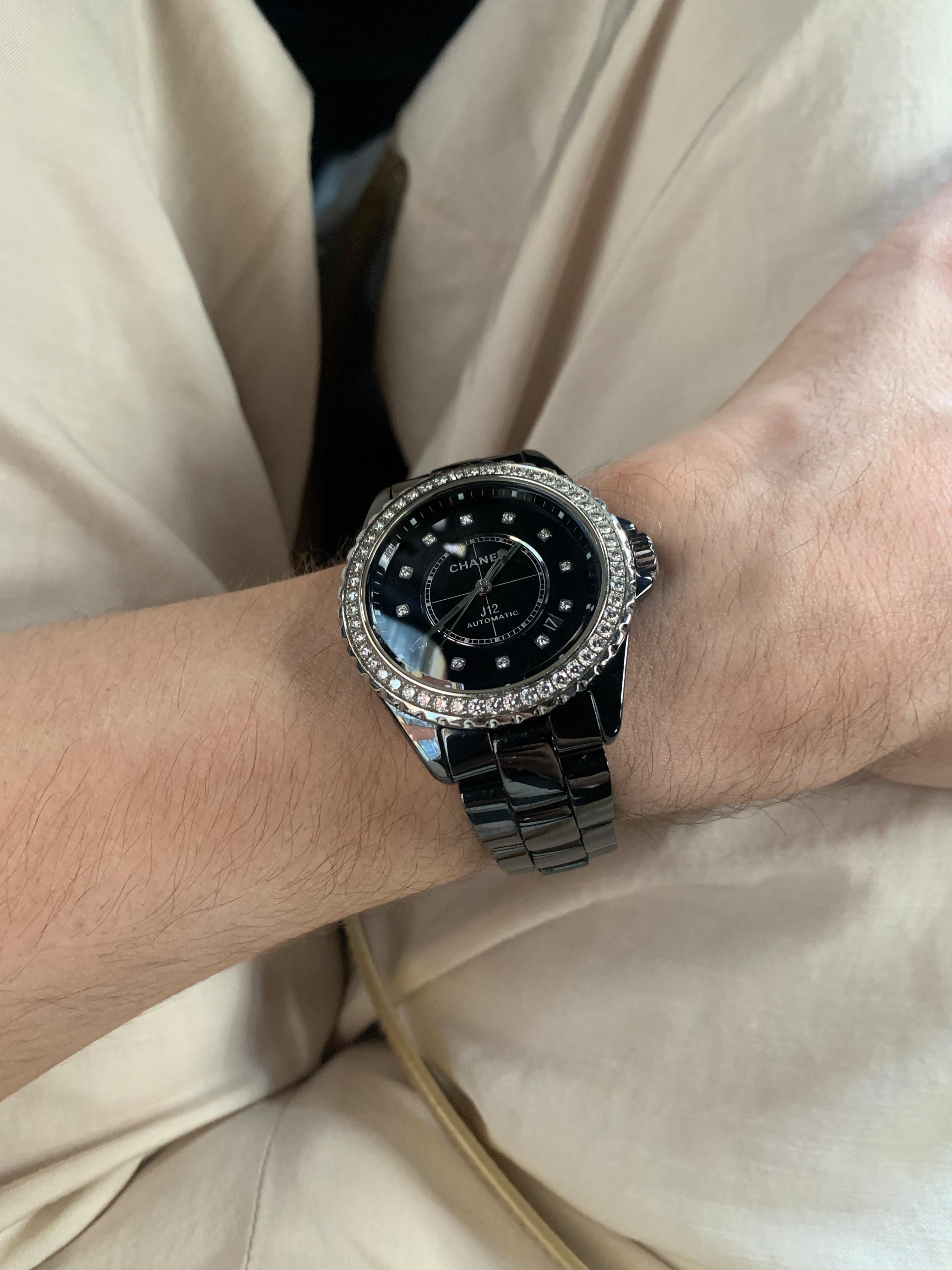 Chanel  Black J12 H6526 Watch