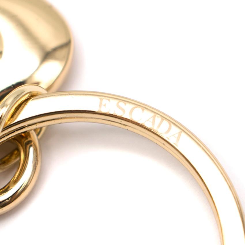 Escada Gold Heart Key Fob