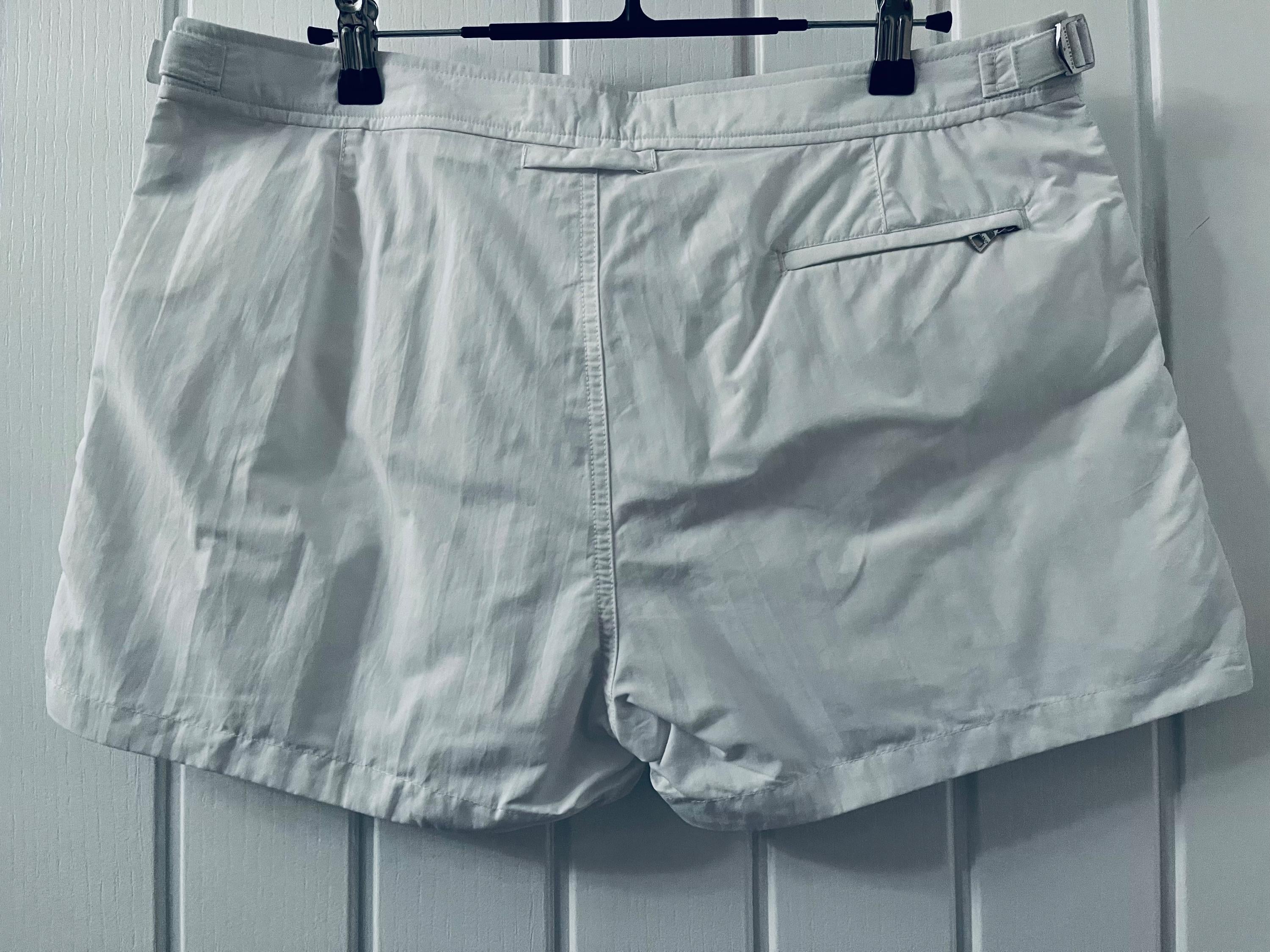 Orlebar Brown White Cotton Ladies Shorts