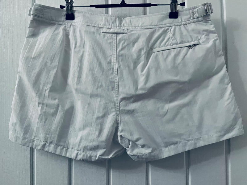 Orlebar Brown White Cotton Ladies Shorts