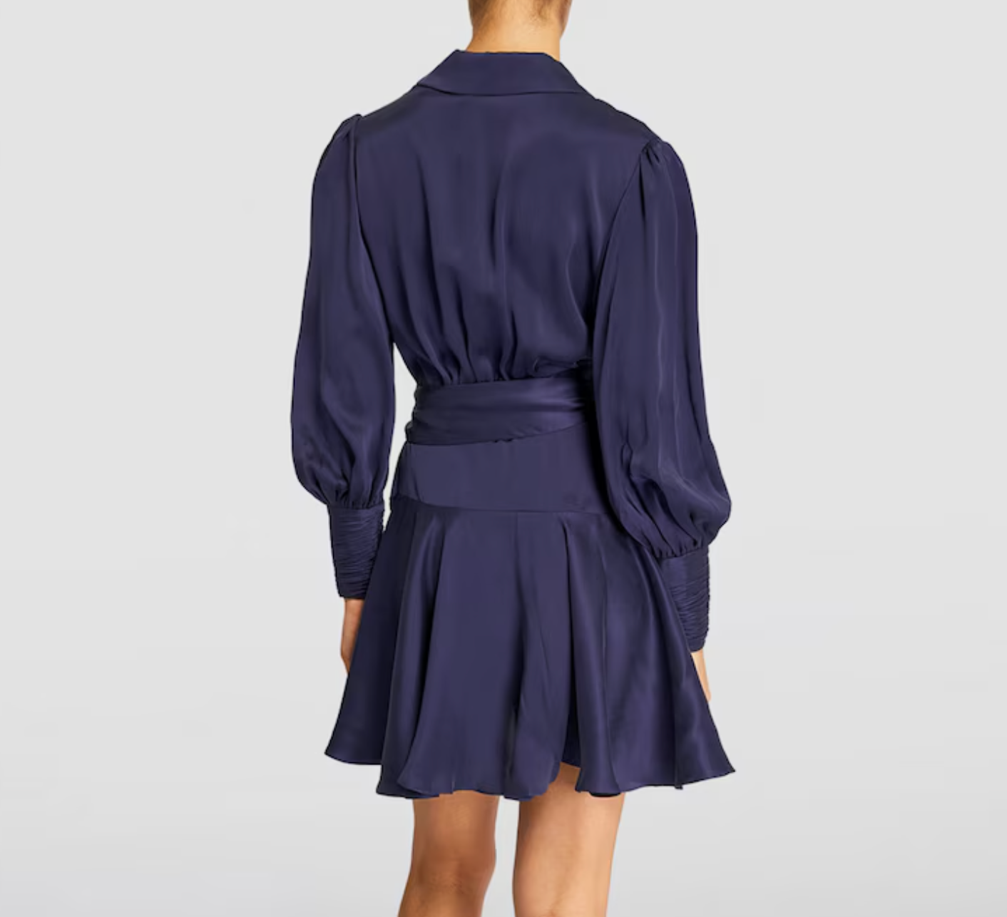 Zimmermann Silk Wrap Mini Dress