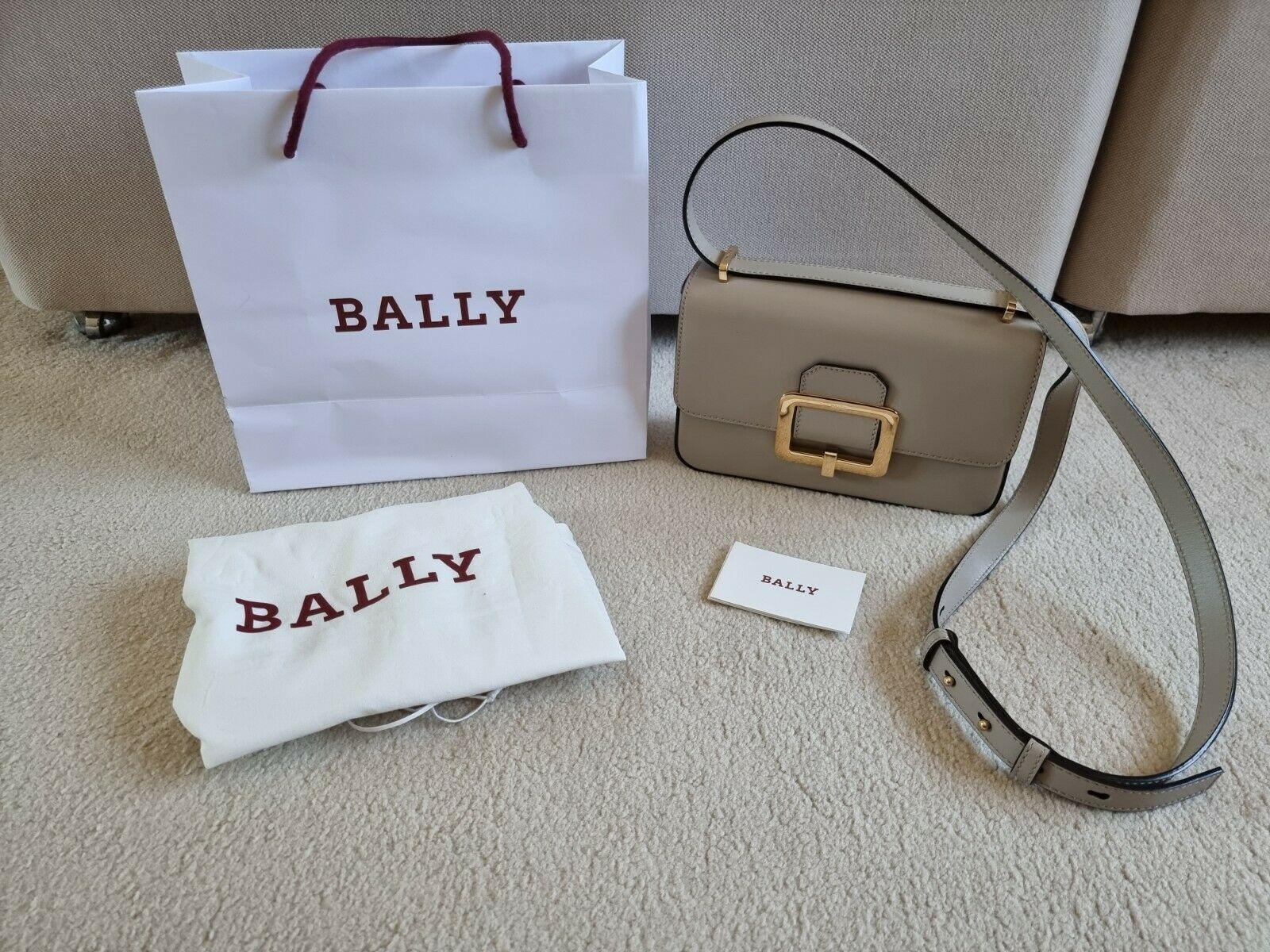 Grey leather Janelle bag