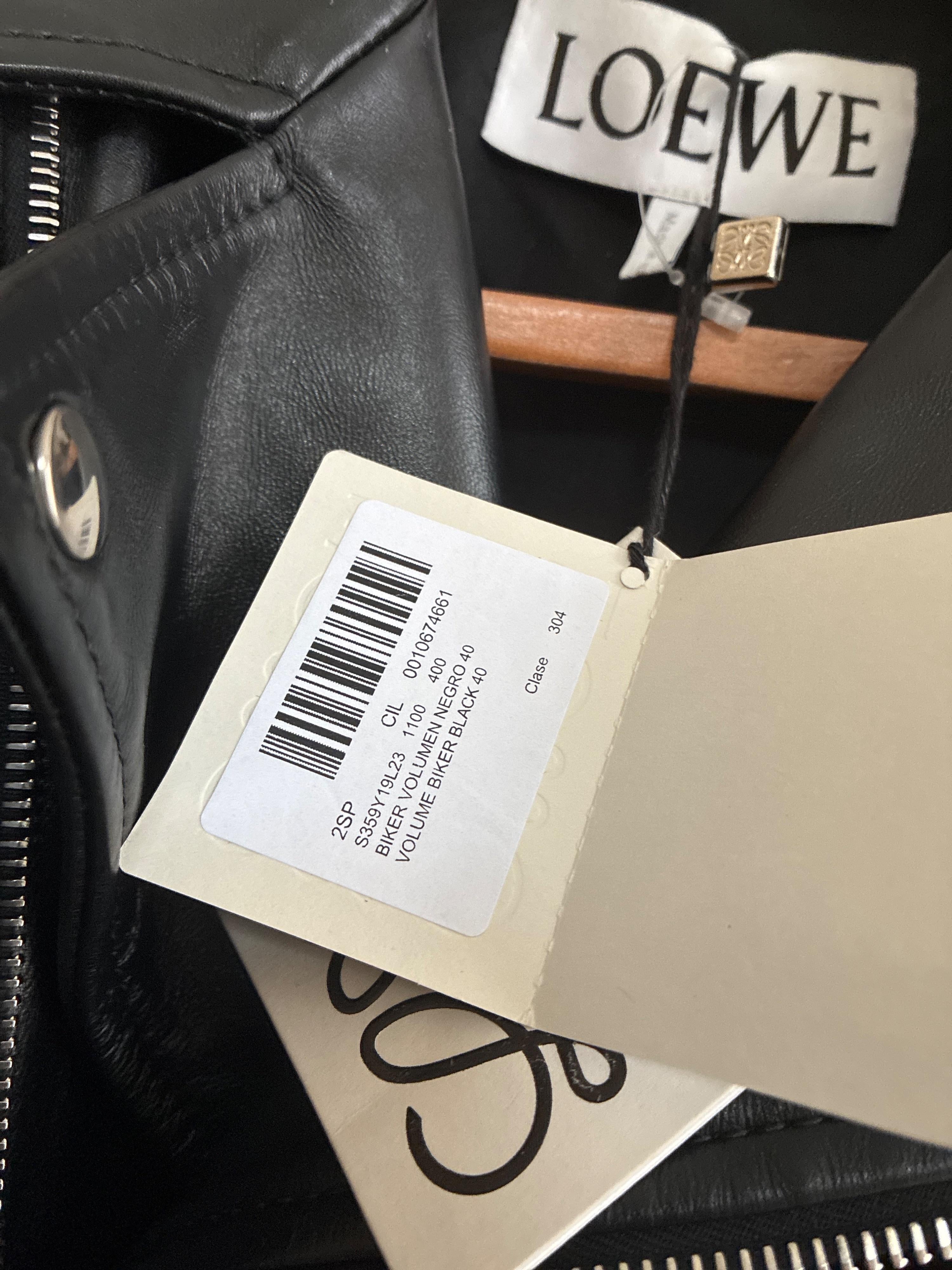 Black Trapeze Leather Biker Jacket