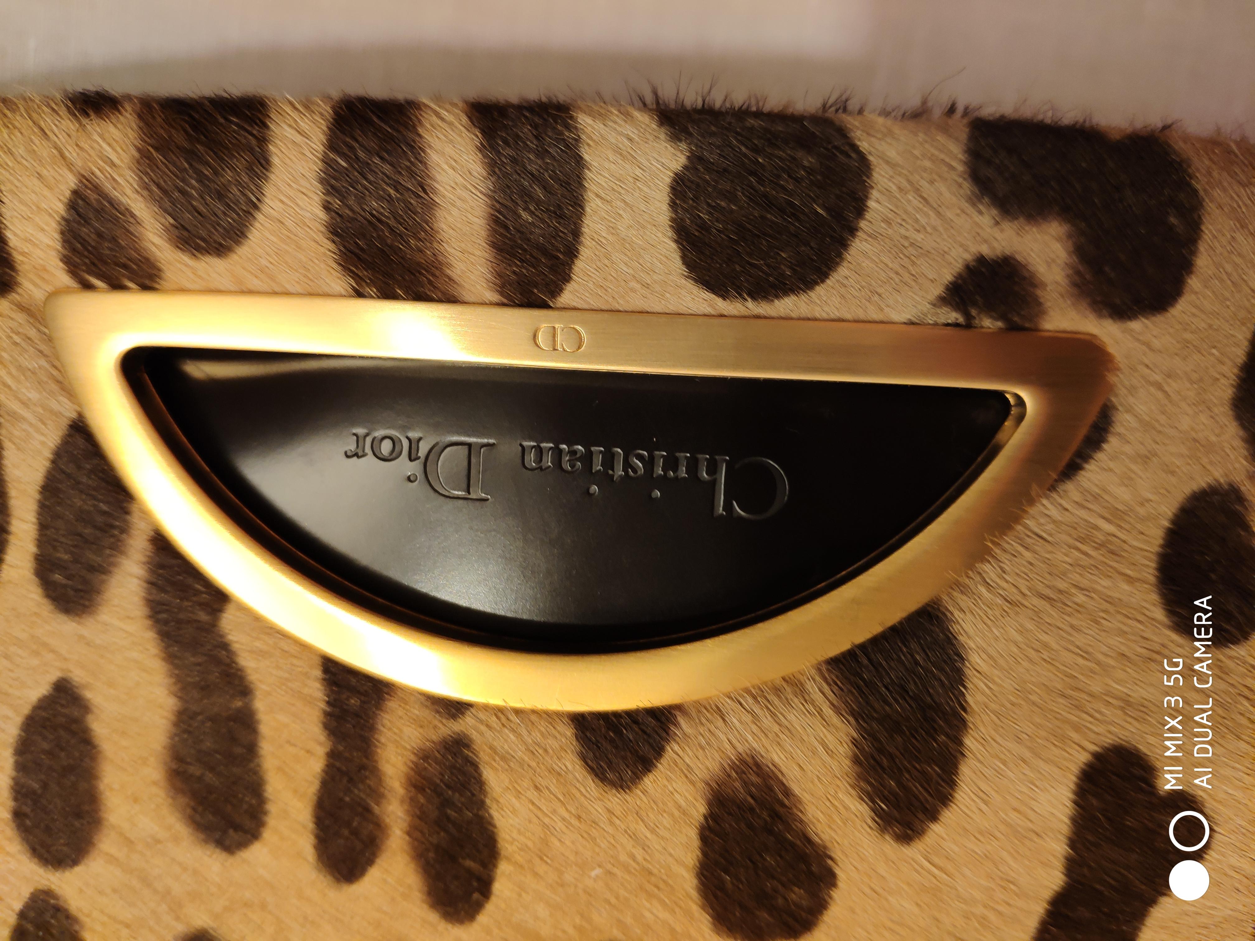 DIOR Pony Hair Clutch