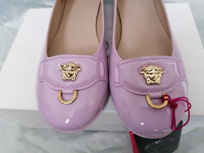 Young Versace Kids 6Y Pink Ballerinas