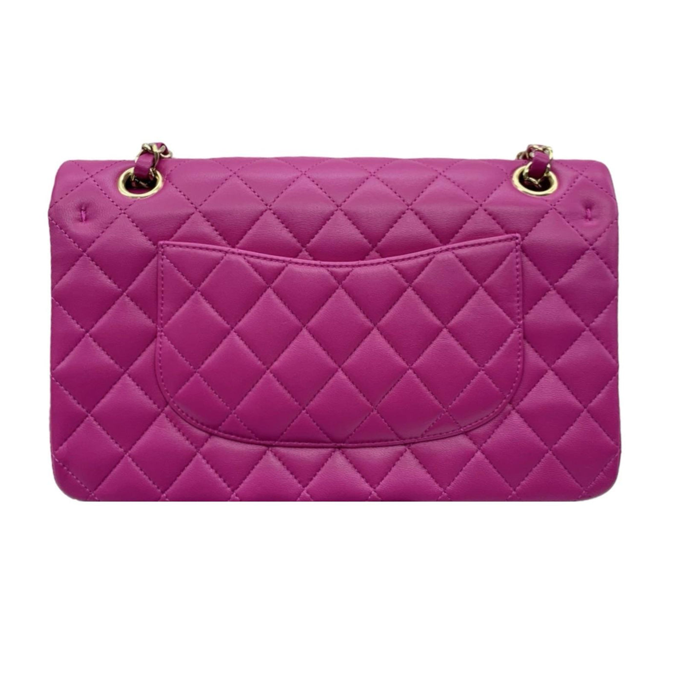 Chanel Pink Medium Lambskin Double Flap Bag