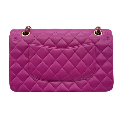 Chanel Pink Medium Lambskin Double Flap Bag