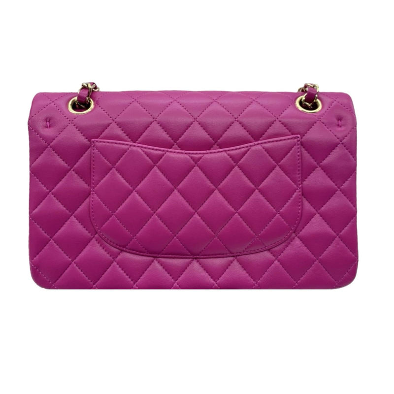 Chanel Pink Medium Lambskin Double Flap Bag