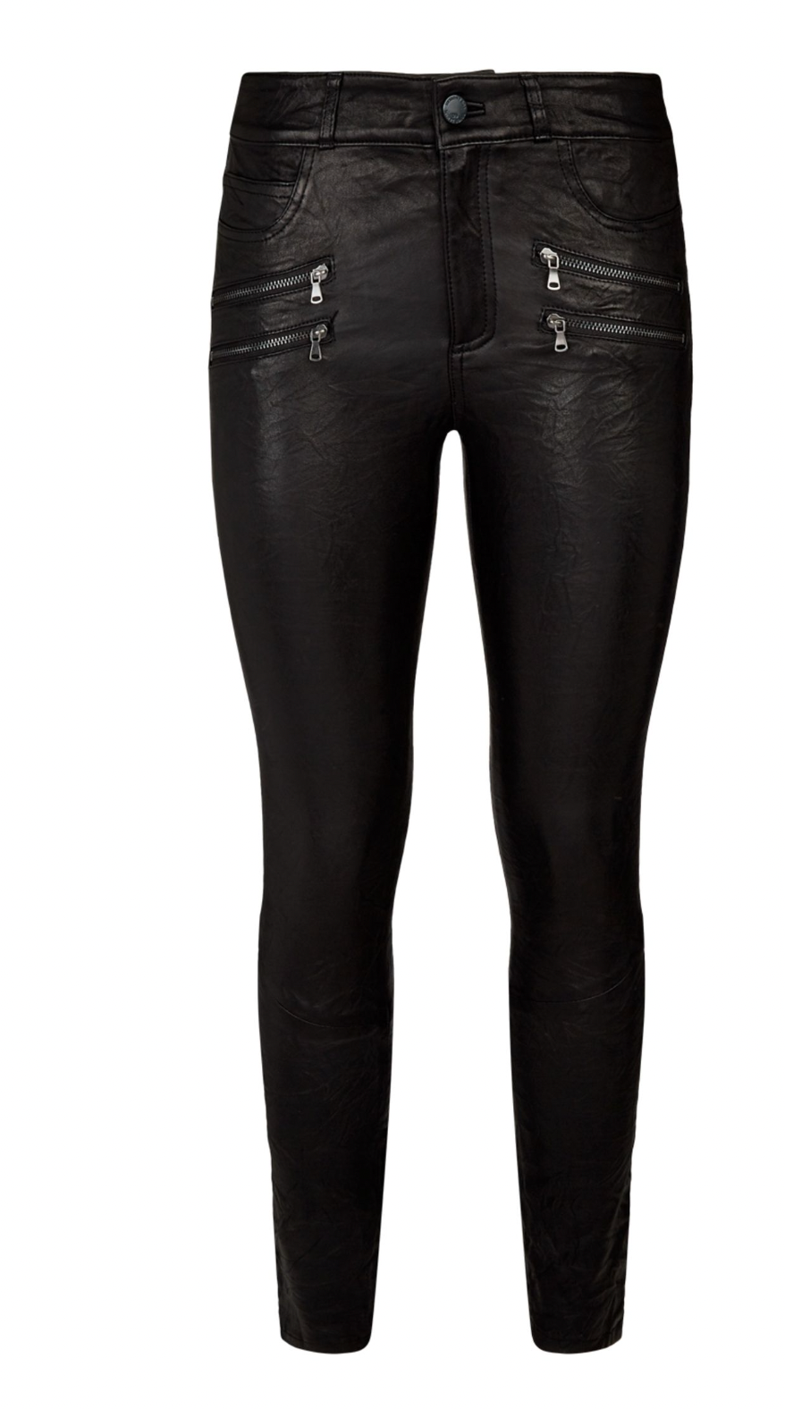 Edgemont Ankle Skinny Leather Trousers