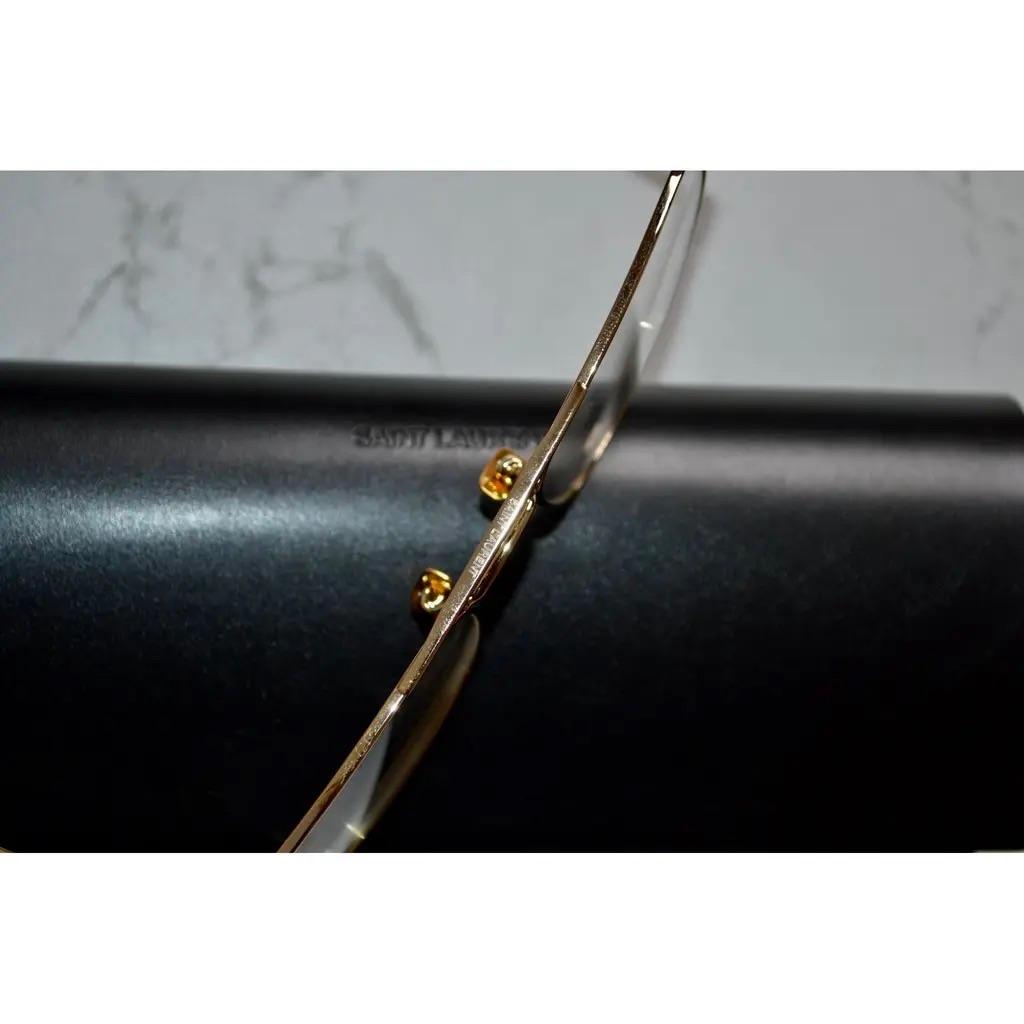 Saint Laurent Metal Glasses Frames