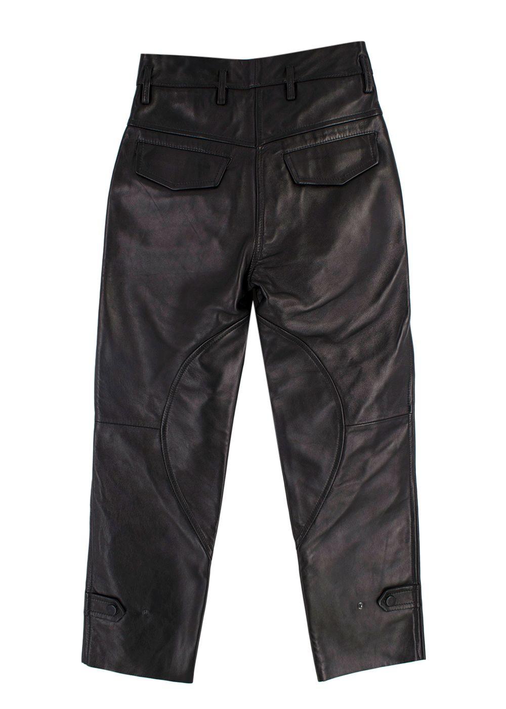 Petar Petrov Hunter Black Leather Pants