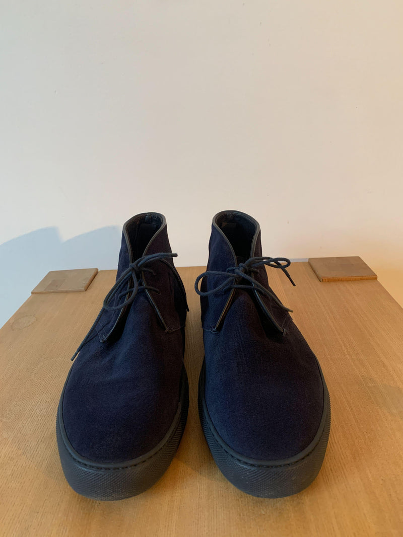 Fratelli Rossetti Navy Suede Desert Boots