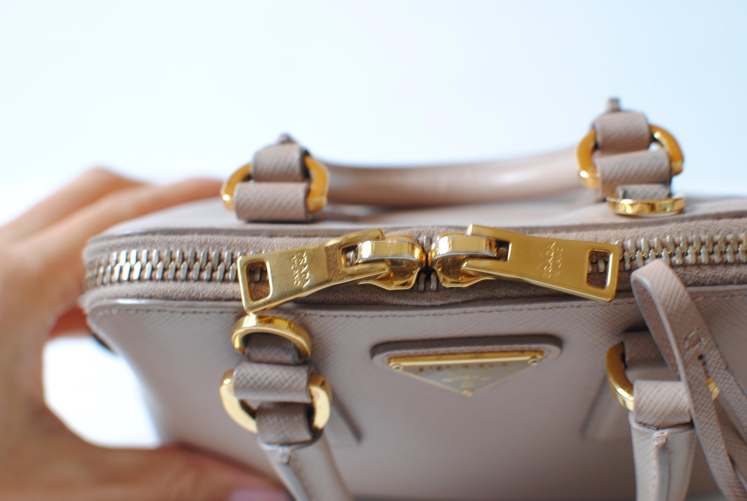 Prada Pink Saffiano Leather Promenade
