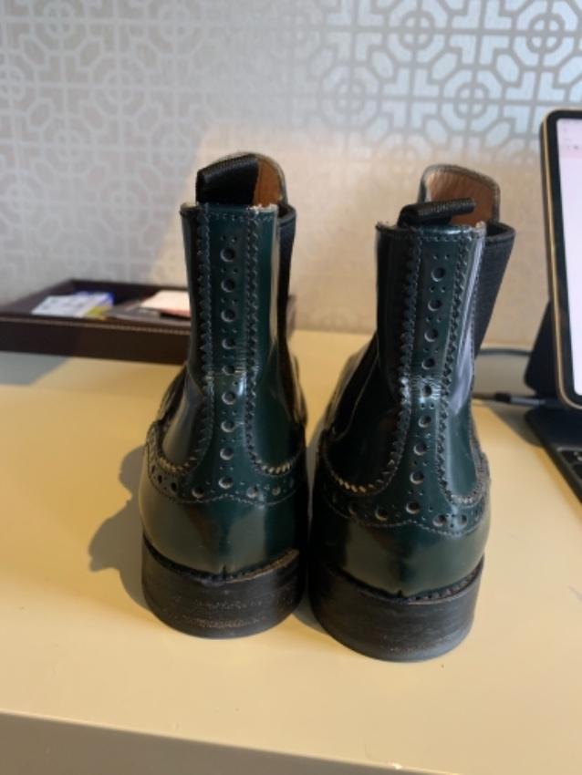 Church's Bottle Green Ketsby Brogue Ankle Boots
