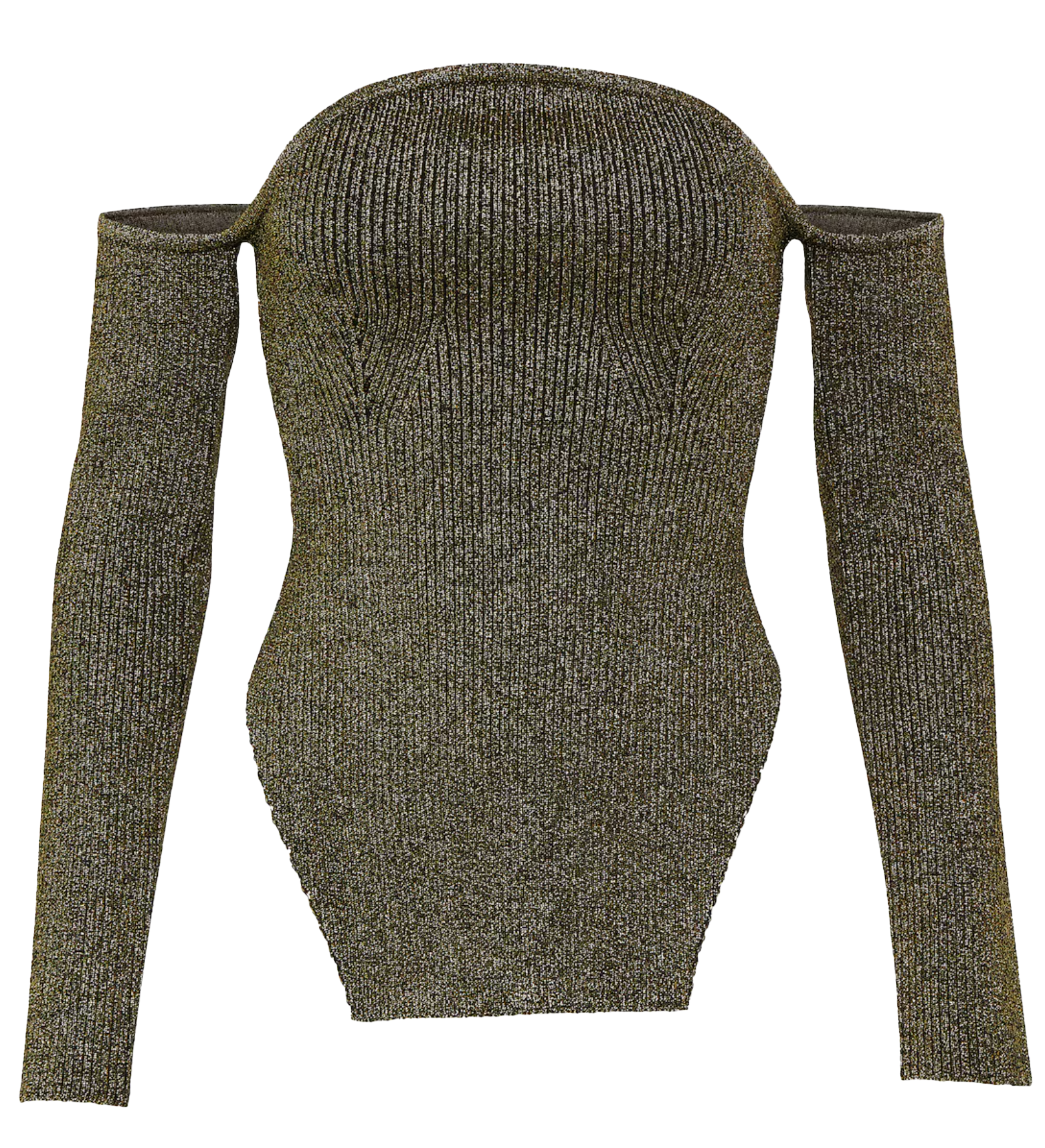 Khaite MARIA LS BARDOT SWEATER XS GOLD 917