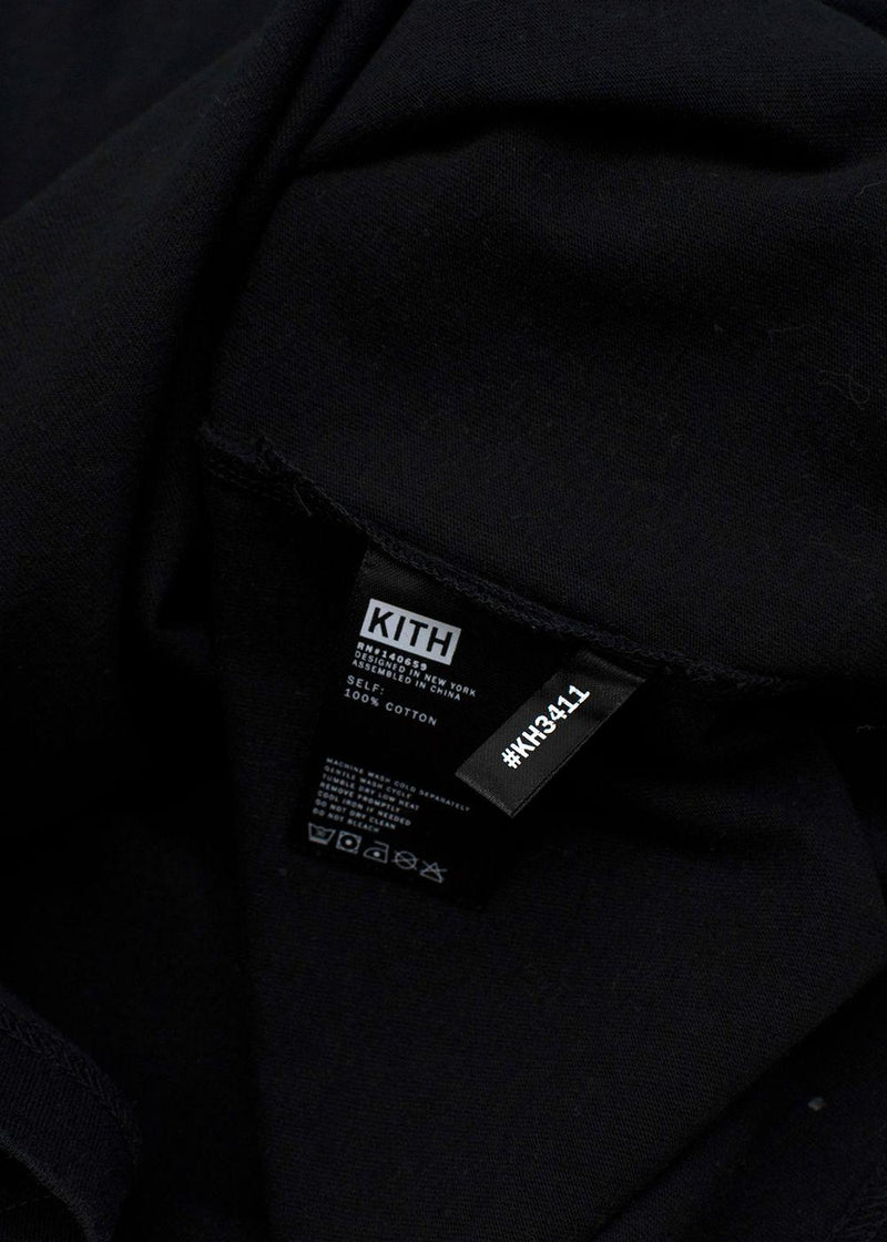 Coloured Logo Printed Black Cotton Long Sleeve T-shirt