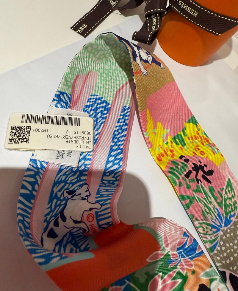 Hermes En Liberte Silk Twilly