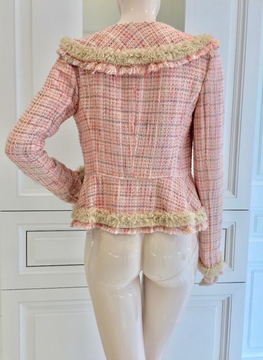 Ungaro Pink Lesage Tweed Jacket