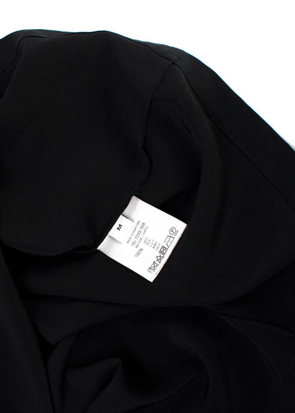 Givenchy Black Long Silk Vest