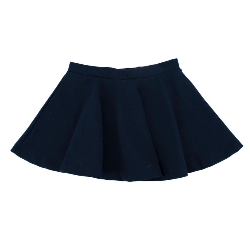 Ralph Lauren Polo Navy Blue Flared Skirt