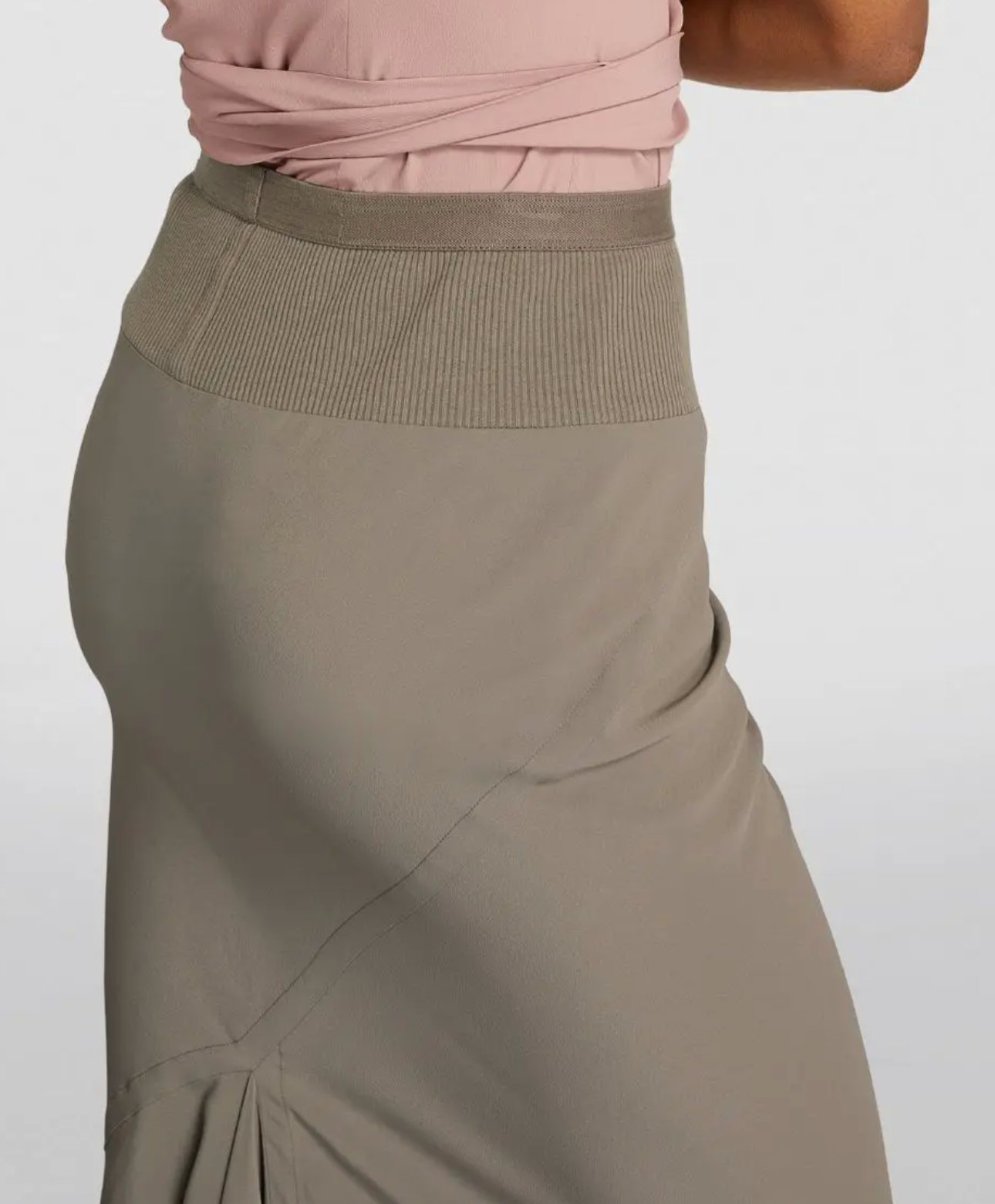 Rick Owens  Lido Midi Bias Skirt -