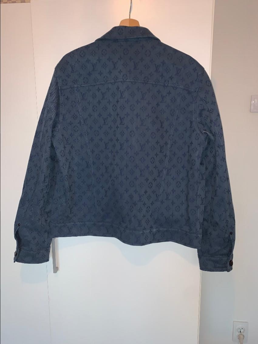 Louis Vuitton Blue Monogram Denim Jacket