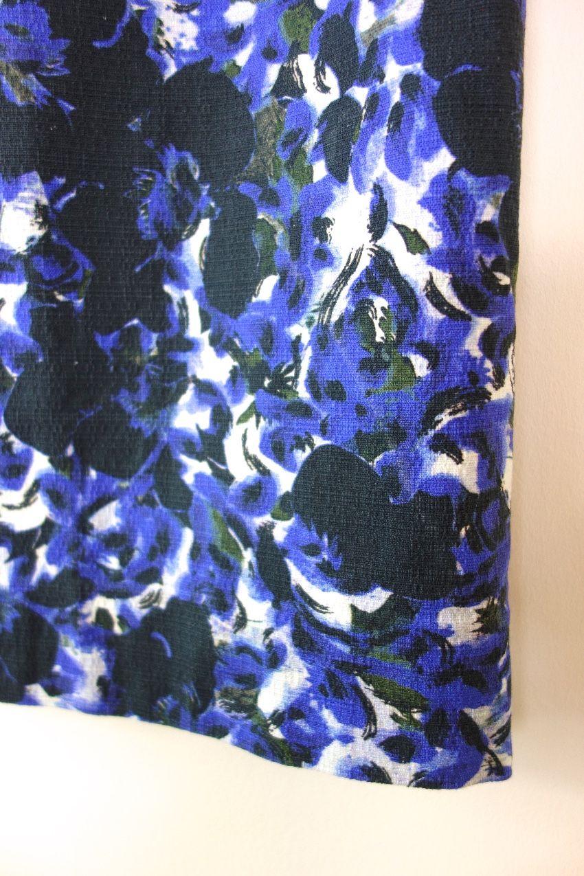 Erdem floral-print cotton midi skirt