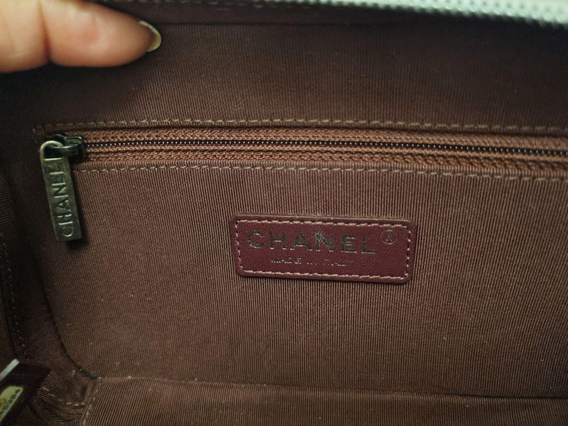 Chanel White Coco Boy Camera Bag