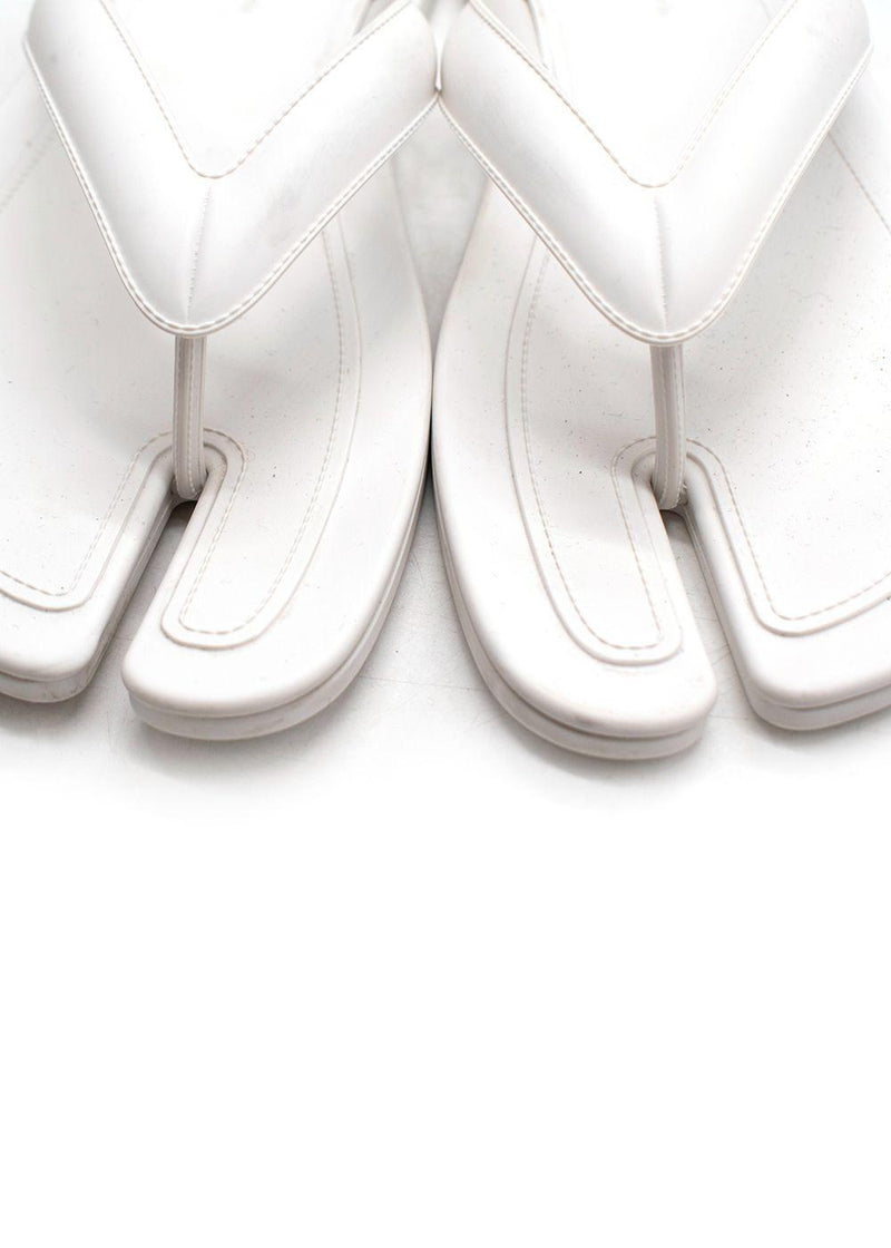Maison Martin Margiela White Tabi Flip Flops