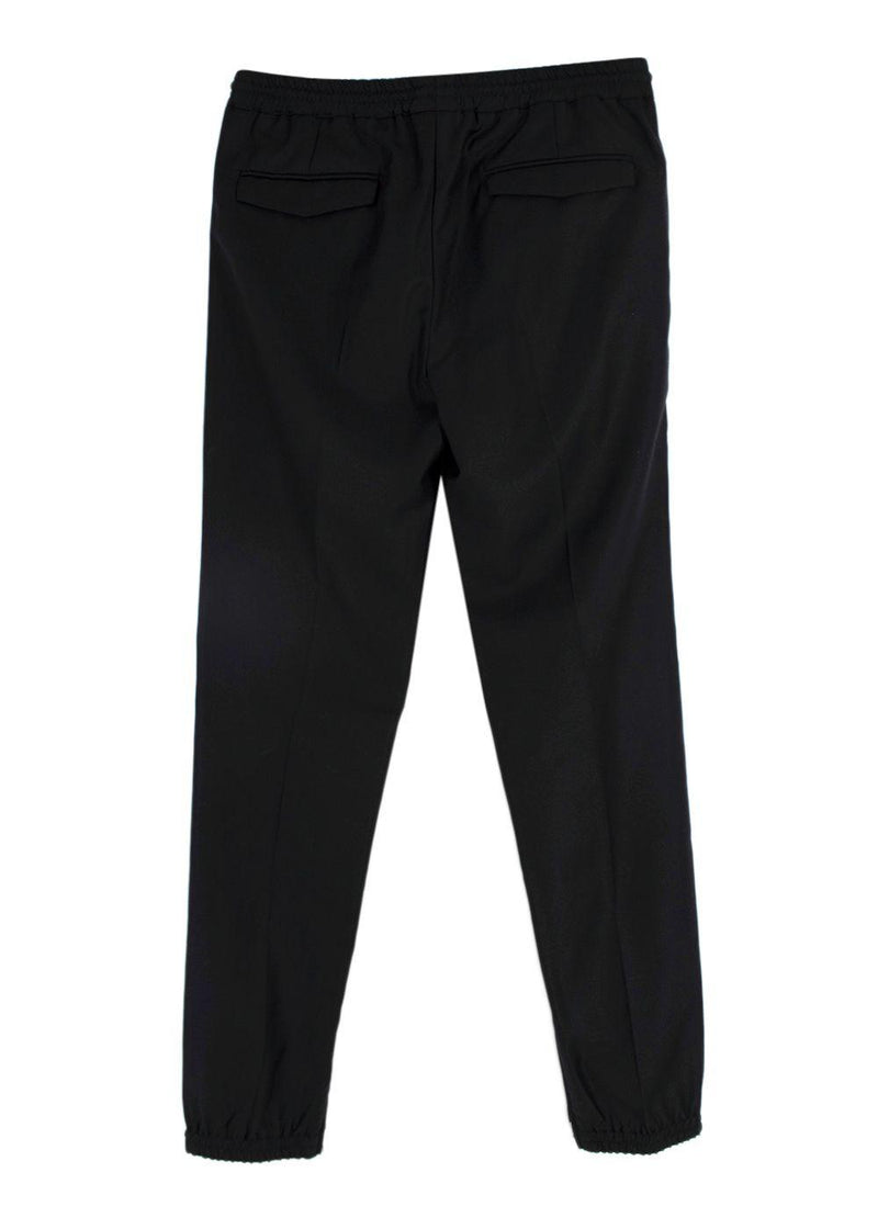 Dior Homme Black Virgin Wool Joggers