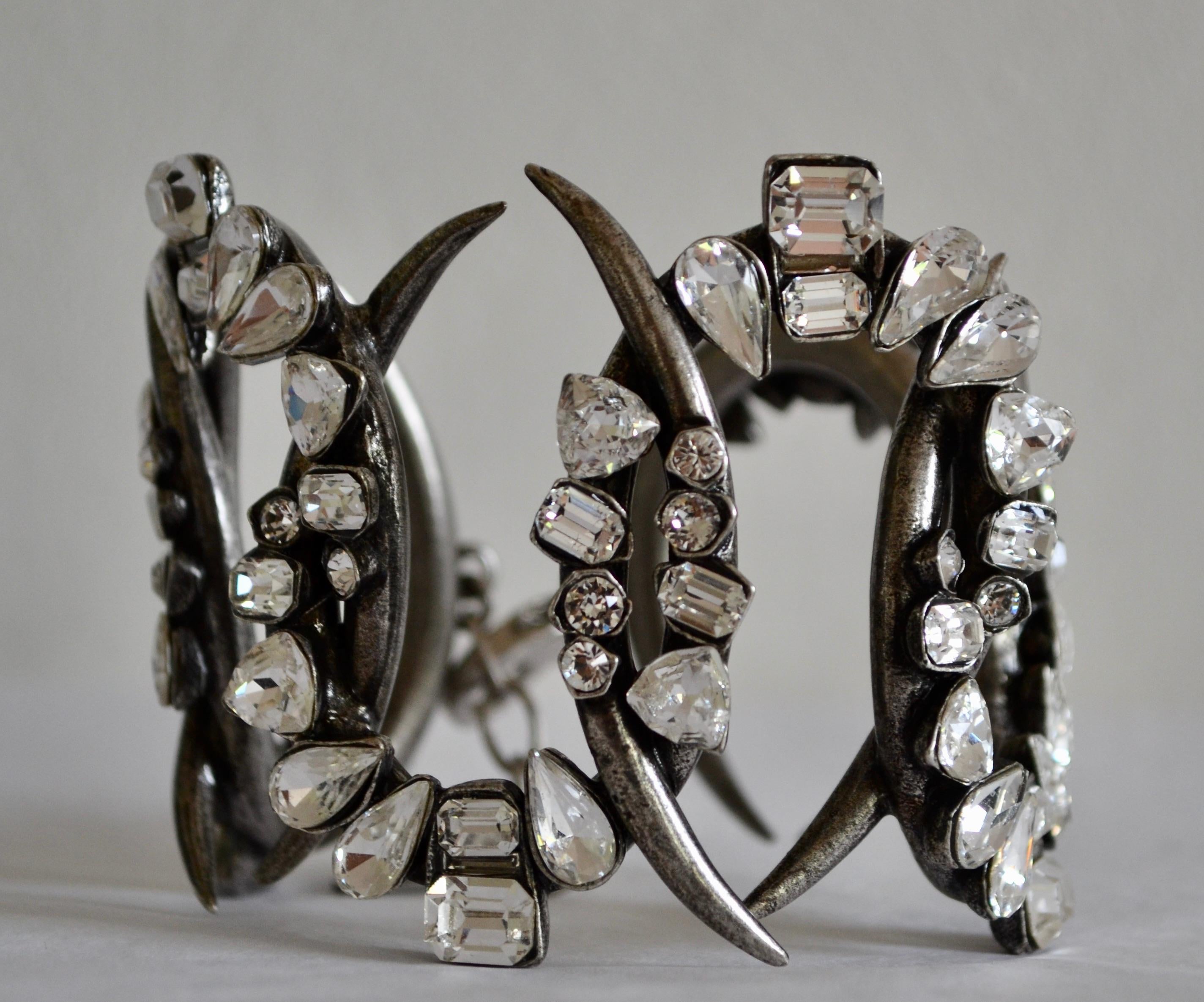 Saint Laurent Crystal Cuff Smoking Collection