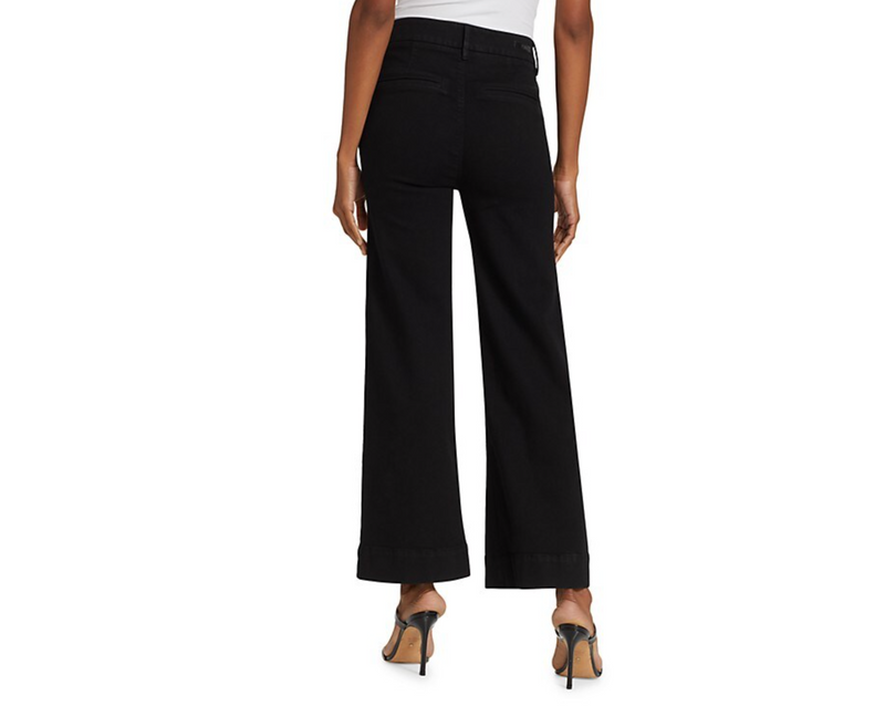 Paige Leenah Black Flared Jeans