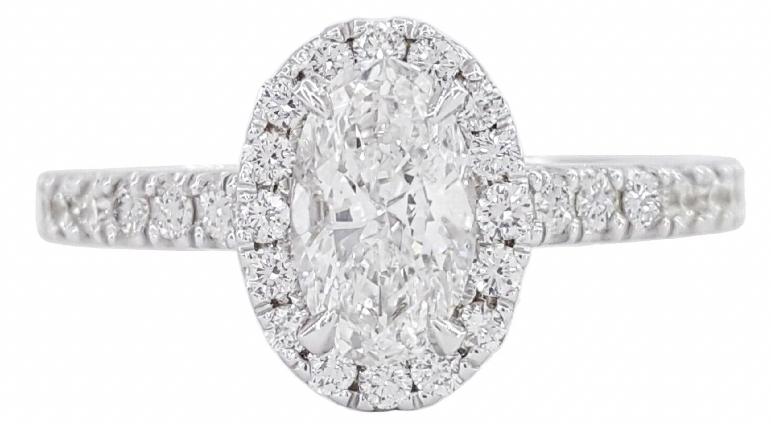 Verde 2ct IGI Certified Lab-grown Oval Cut Diamond Ring