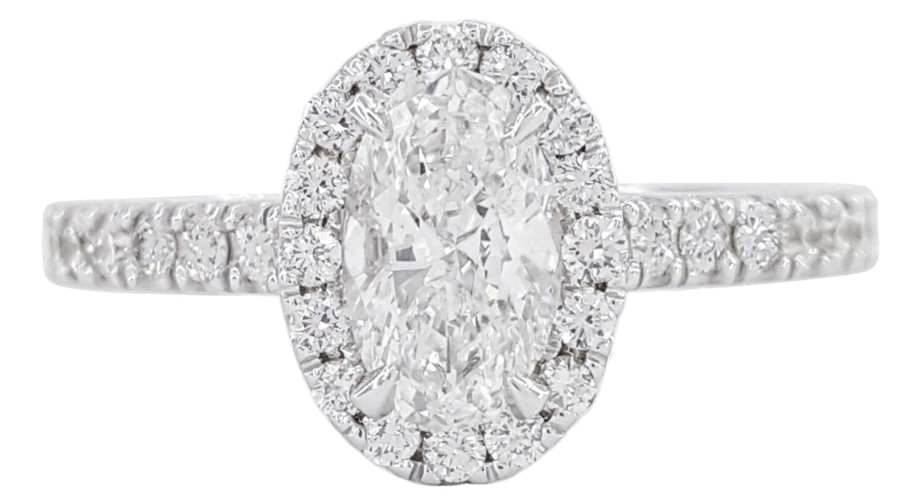 Verde 2ct IGI Certified Lab-grown Oval Cut Diamond Ring
