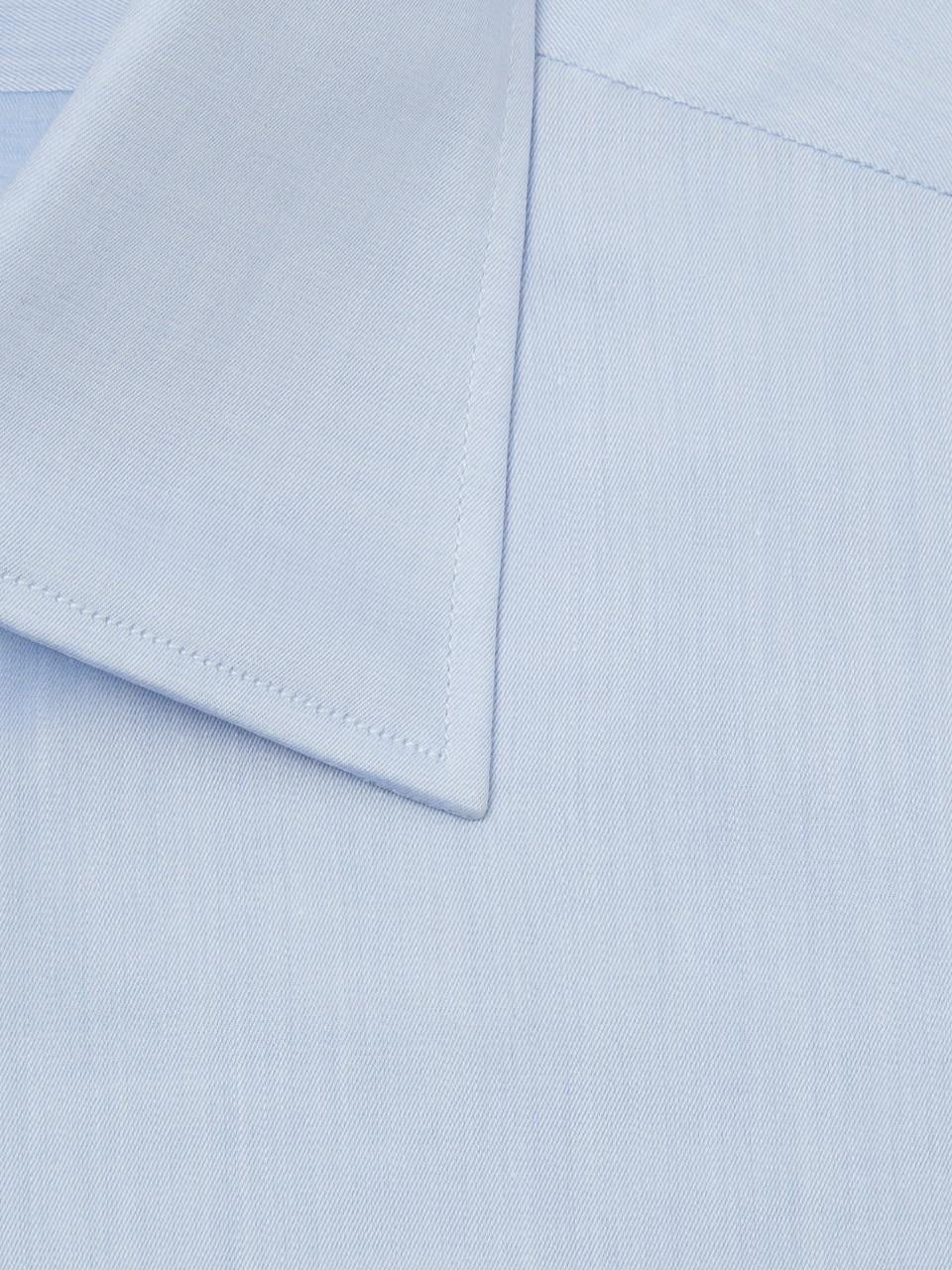 light blue cotton dress shirt