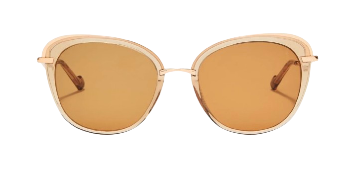 Champagne crystal handmade acetate frame