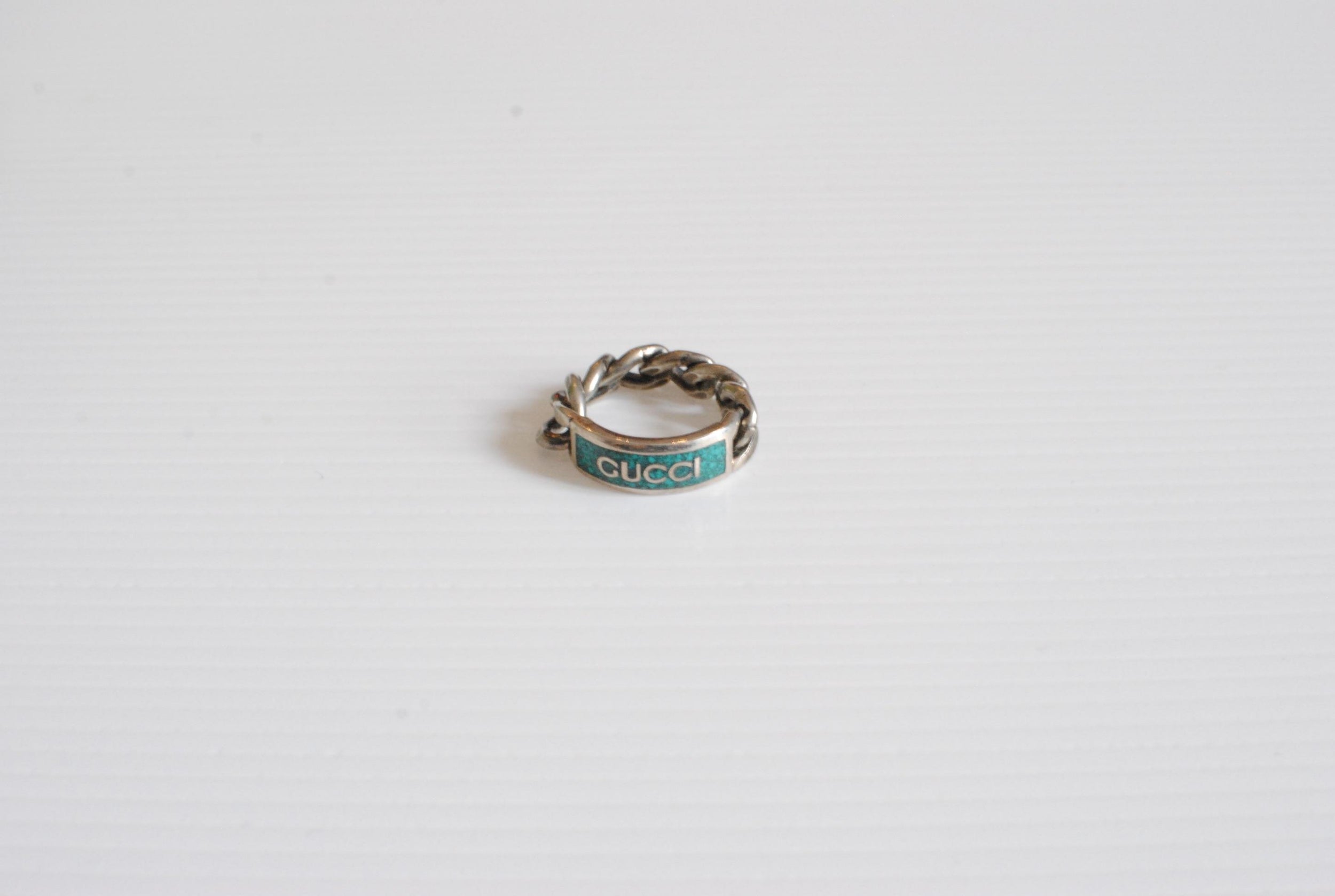 Gucci Silver Chain Link Ring