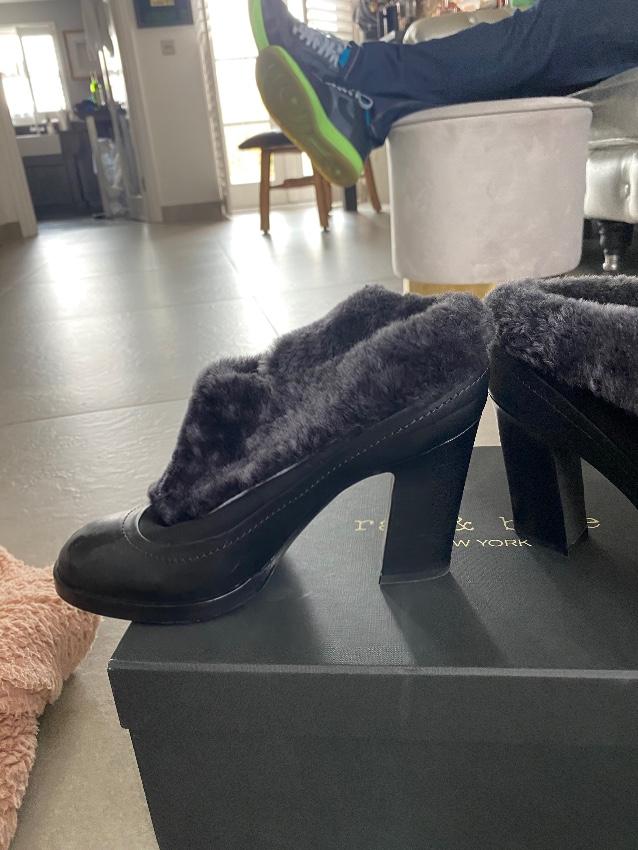 Rag & Bone Shearling Lined Harley Ankle Boot