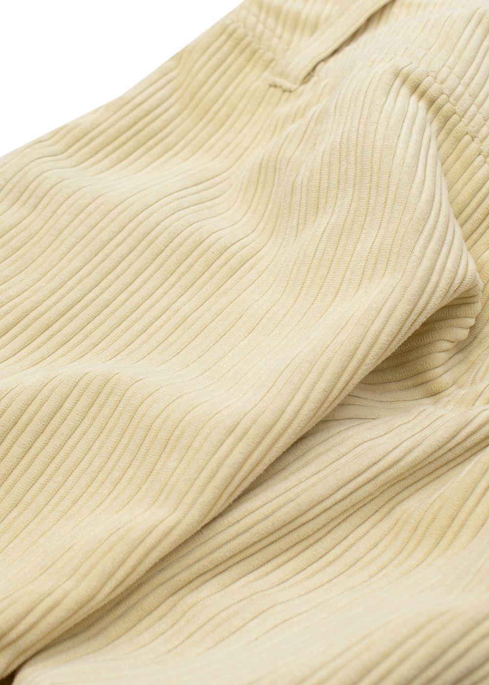 Isabel Marant Yellow Corduroy Trousers