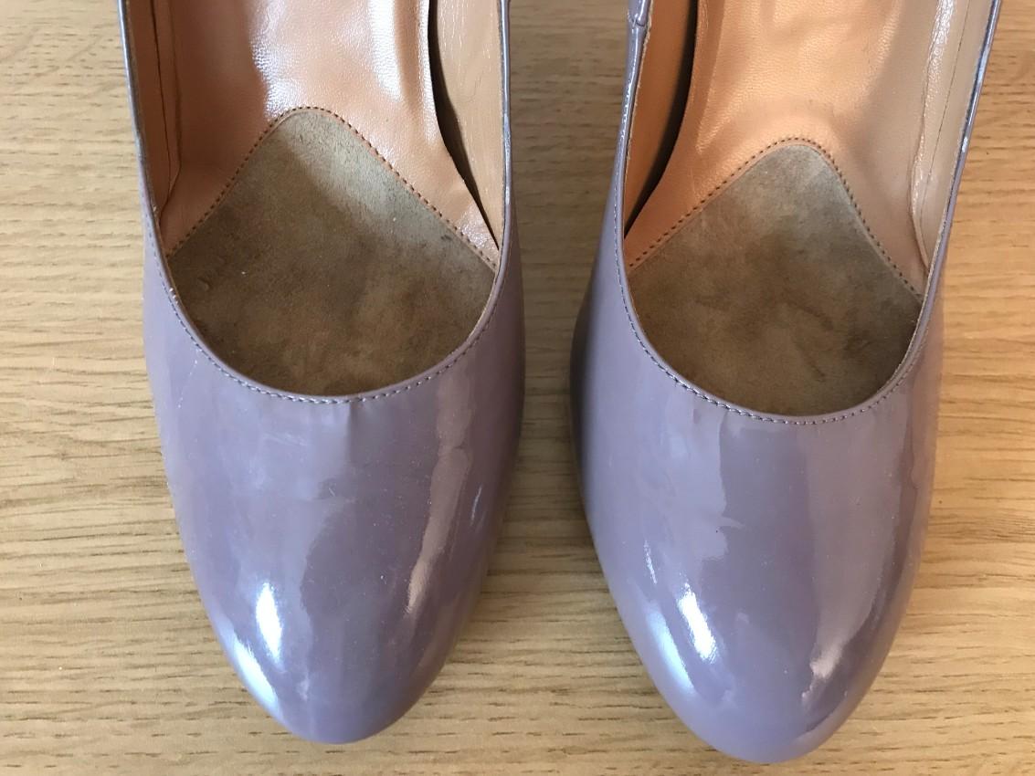 Brian Atwood patent leather pumps