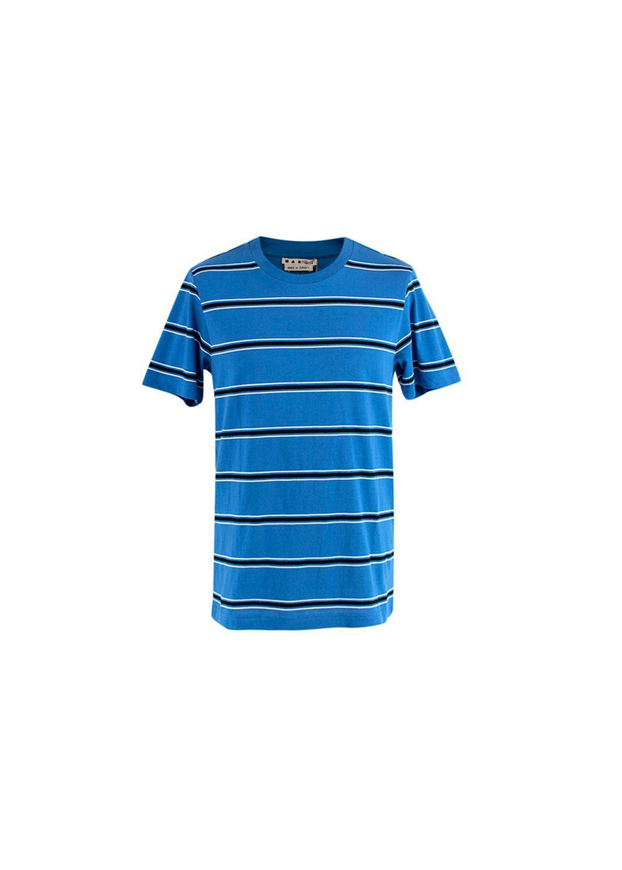 Blue & black striped T-shirt