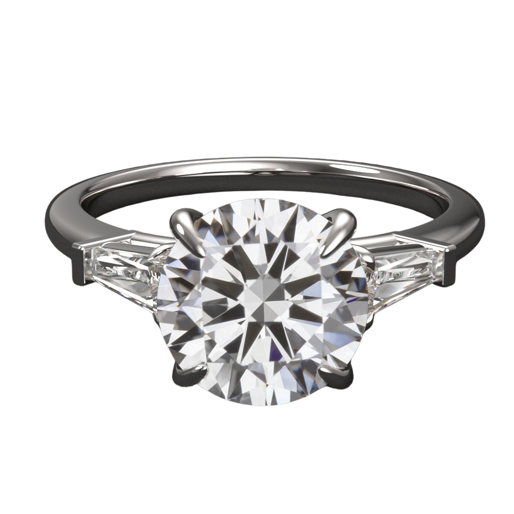 2 Carat Radiant Cut Lab Grown Diamond Ring