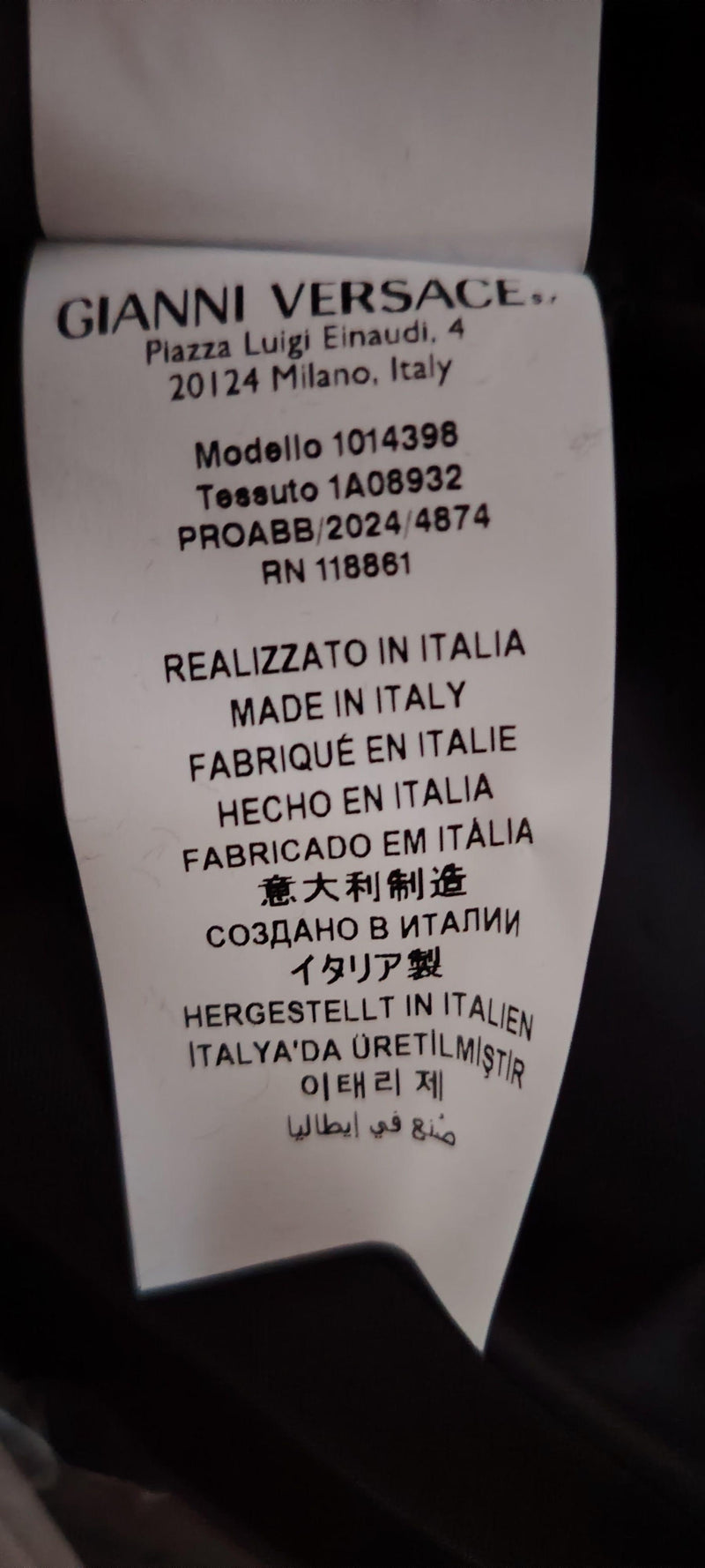 Black Virgin Wool Medusa Dress
