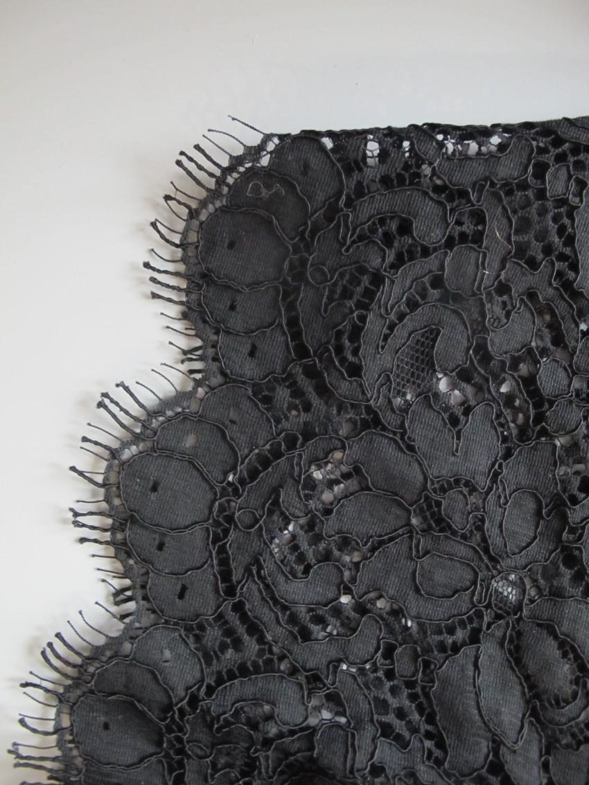 Dolce & Gabbana Black Lace Sheer Top